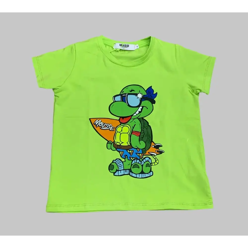 MAGLIETTA MANICA CORTA BAMBINO DA 2ANNI A 10ANNI MOUSSE SKTS386G - OOPS by BabyBimbo 0-16