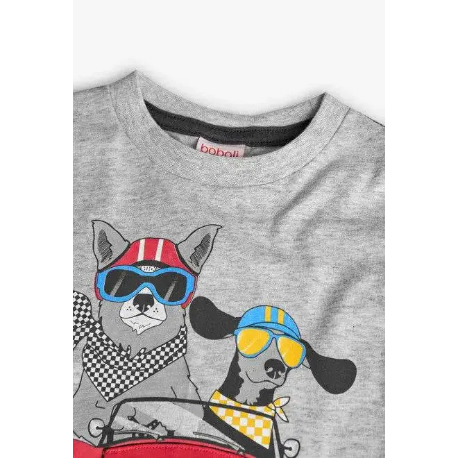 Maglietta manica corta per Bambino da 12mesi a 8anni Boboli 341132 - OOPS by BabyBimbo 0-16