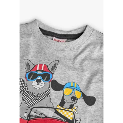Maglietta manica corta per Bambino da 12mesi a 8anni Boboli 341132 - OOPS by BabyBimbo 0-16