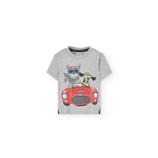 Maglietta manica corta per Bambino da 12mesi a 8anni Boboli 341132 - OOPS by BabyBimbo 0-16