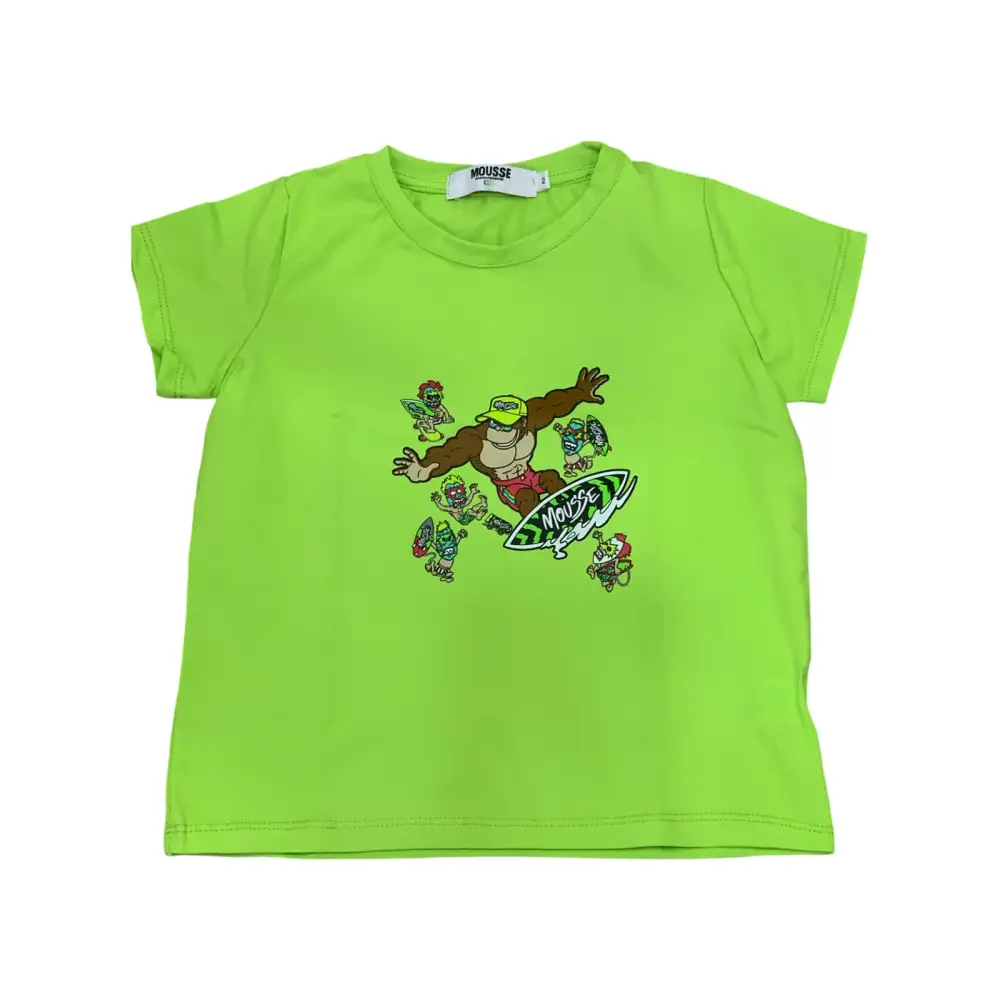 MAGLIETTA MANICA CORTA VERDE MOUSSE SKTS383G - 2anni - Maglietta