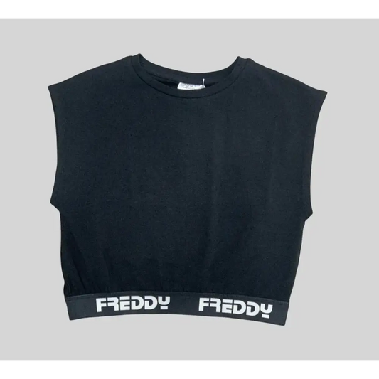 MAGLIETTA NERA CORTA FREDDY FR1996 - OOPS by BabyBimbo 0-16