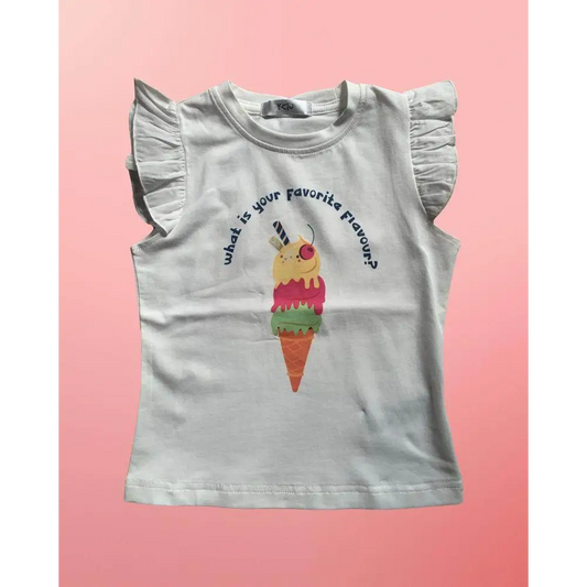 Maglietta per Bambina da 3 a 7anni Y-Clù YB21534 - OOPS by BabyBimbo 0-16
