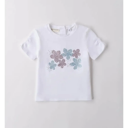 Maglietta per bambina da 3anni a 8 anni Sarabanda 0B307 - OOPS by BabyBimbo 0-16