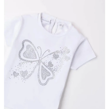 Maglietta per bambina da 3anni a 8 anni Sarabanda 0B313 - OOPS by BabyBimbo 0-16