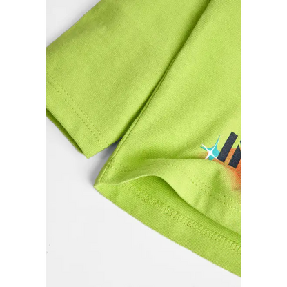 Maglietta , Maglietta verde  "Space" per bambino 18mesi-8nni Boboli 347093 - BabyBimbo 0-16, abbigliamento bambini