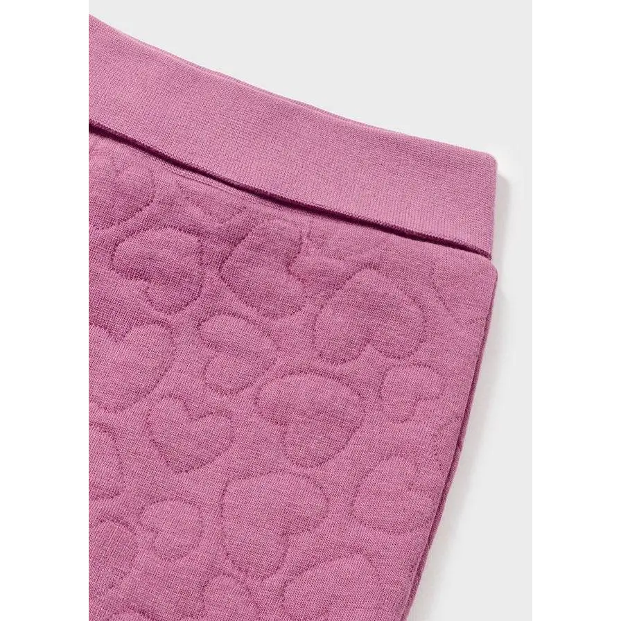completo neonato femmina Mayoral tutina rosa con motivo cuori trapuntati e bordo elastico