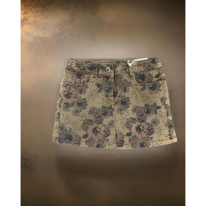 Mini gonna stampata fiori per Bimba Sarabanda 0L408 - OOPS by BabyBimbo 0-16