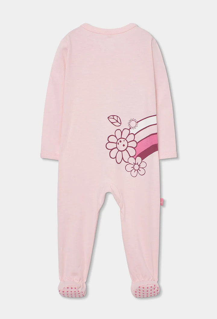 Pagliaccetto Neonata Rosa in Cotone con Fiori – BOBOLI - OOPS by BabyBimbo 0-16