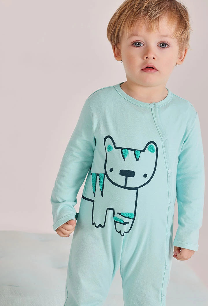 Pagliaccetto neonato cotone verde – BOBOLI - OOPS by BabyBimbo 0-16