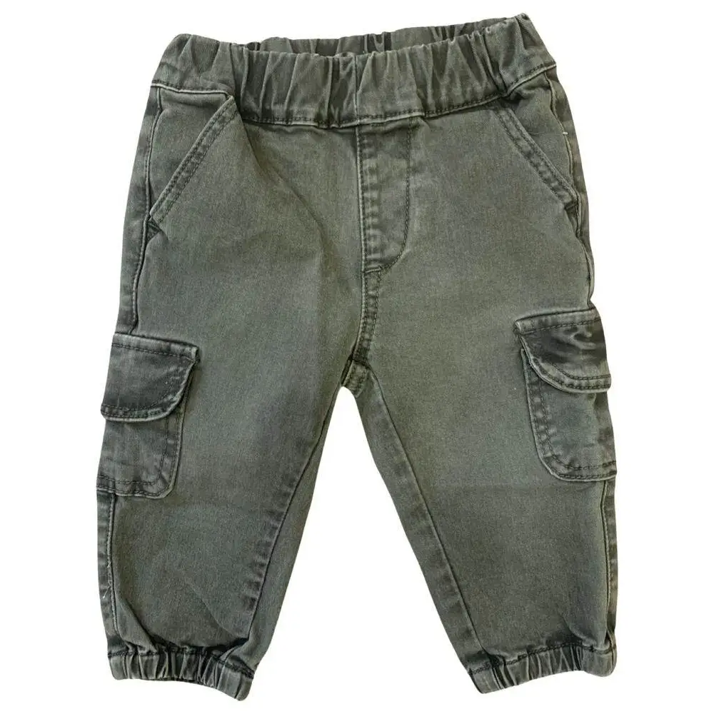Pantalone Cargo stretch per neonato da 6mesi a 24mesi Y-Clù BYN10703 - OOPS by BabyBimbo 0-16