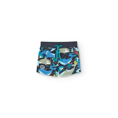 Pantalone corto stampata stretch per Bimbo Boboli 318079 - OOPS by BabyBimbo 0-16
