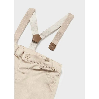 Pantalone lungo con bretelle Better Cotton per Neonato Mayoral 1536 - OOPS by BabyBimbo 0-16