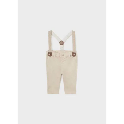 Pantalone lungo con bretelle Better Cotton per Neonato Mayoral 1536 - OOPS by BabyBimbo 0-16