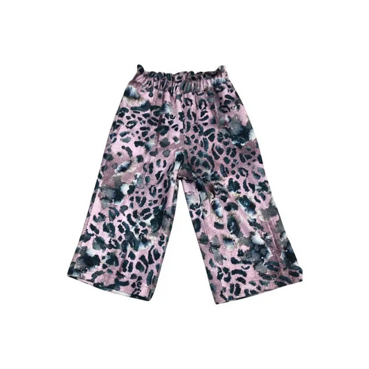 Pantalone Maglia maculato per bambina da 3anni a 7anni Paris Hilton PHBTR4320 - OOPS by BabyBimbo 0-16