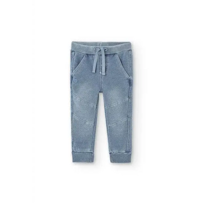 Pantalone morbido stretch effetto jeans per Bimbo Boboli 318136 - OOPS by BabyBimbo 0-16