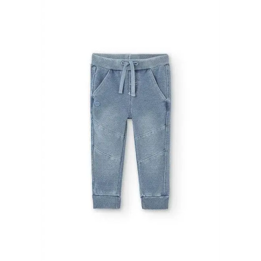 Pantalone morbido stretch effetto jeans per Bimbo Boboli 318136 - OOPS by BabyBimbo 0-16