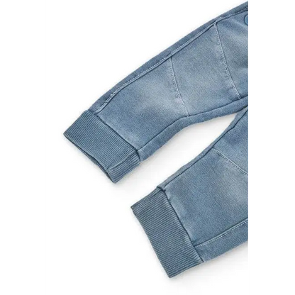 Pantalone morbido stretch effetto jeans per Bimbo Boboli 318136 - OOPS by BabyBimbo 0-16