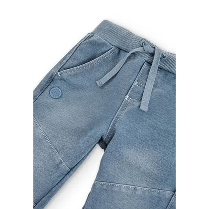 Pantalone morbido stretch effetto jeans per Bimbo Boboli 318136 - OOPS by BabyBimbo 0-16
