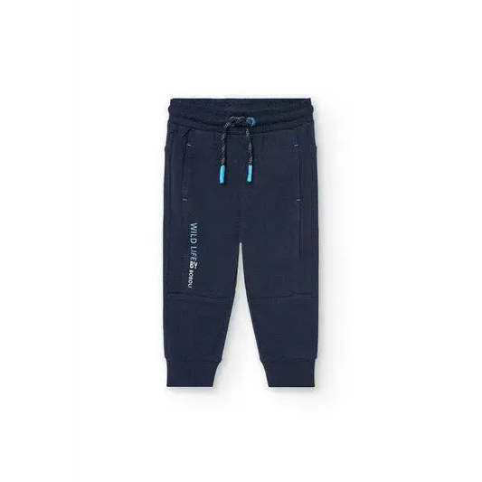 Pantalone Tuta per Bambino da 12mesi a 8anni Boboli 391003navy - OOPS by BabyBimbo 0-16