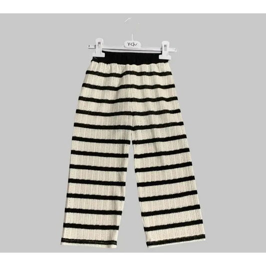 Pantaloni a palazzo per bambina da 3anni a 8anni Y-Clù 354PYFBS25 - OOPS by BabyBimbo 0-16