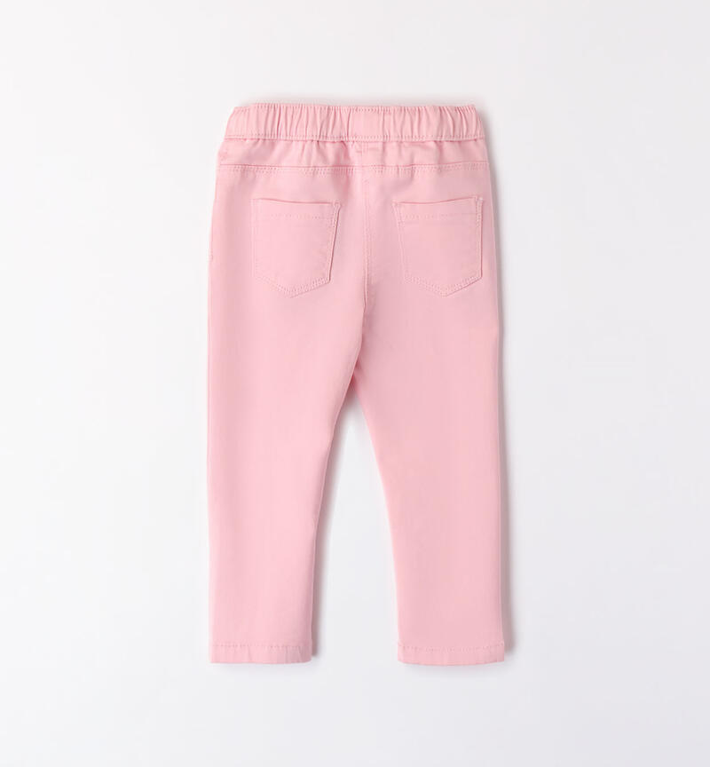Pantaloni Rosa con strass per Bimba 18mesi-7anni SARABANDA  8231 B823