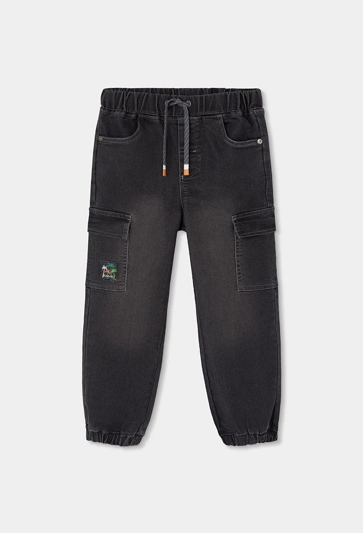 Pantaloni bambino denim in grigio - BOBOLI - OOPS by BabyBimbo 0-16