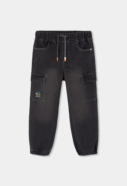 Pantaloni bambino denim in grigio - BOBOLI - OOPS by BabyBimbo 0-16