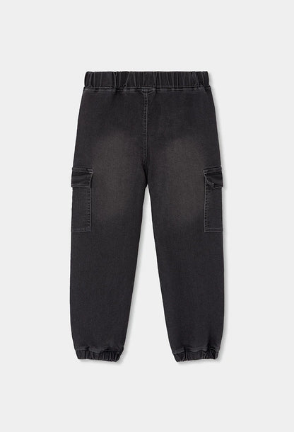 Pantaloni bambino denim in grigio - BOBOLI - OOPS by BabyBimbo 0-16