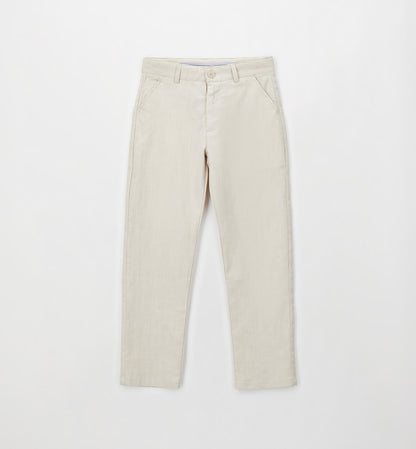 Pantalone Cerimonia Ragazzo in Lino e Cotone - Sarabanda - OOPS by BabyBimbo 0-16
