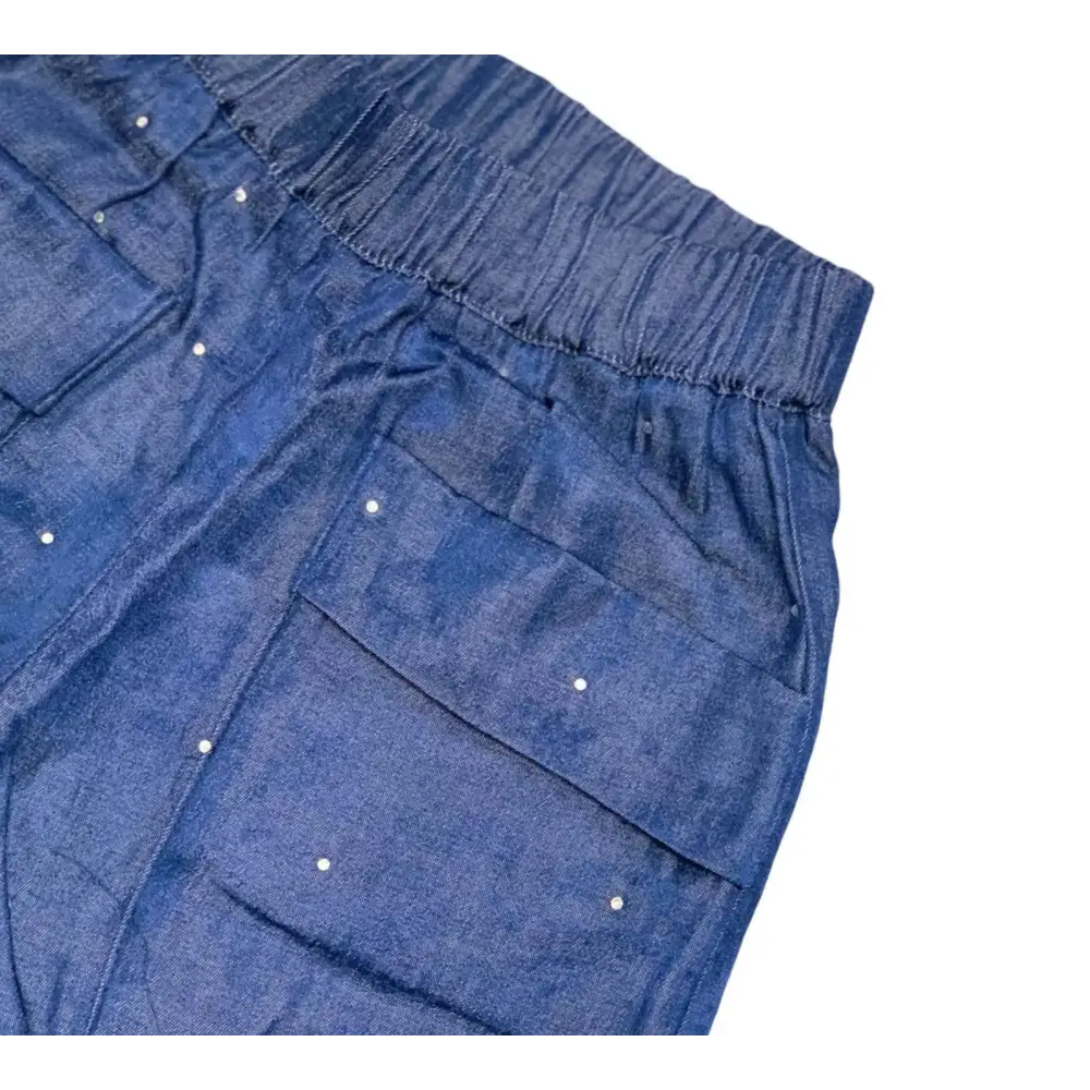 PANTALONI CORTI CHAMBRAY Y-CLU 399PYFBS2 - OOPS by BabyBimbo 0-16