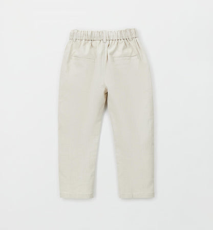 Pantaloni da bambino lino Sarabanda - OOPS by BabyBimbo 0-16