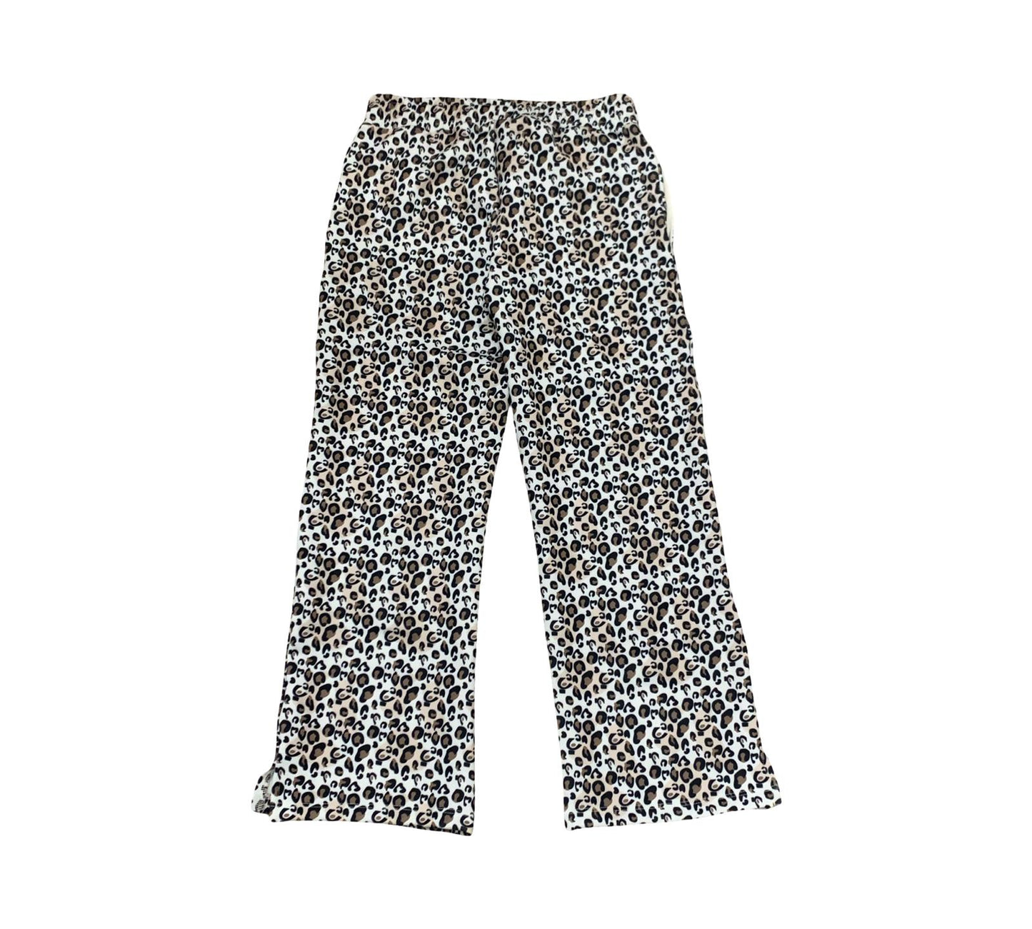 Pantaloni Maculati Larghi con Elastico e Tasche in tessuto morbido e traspirante