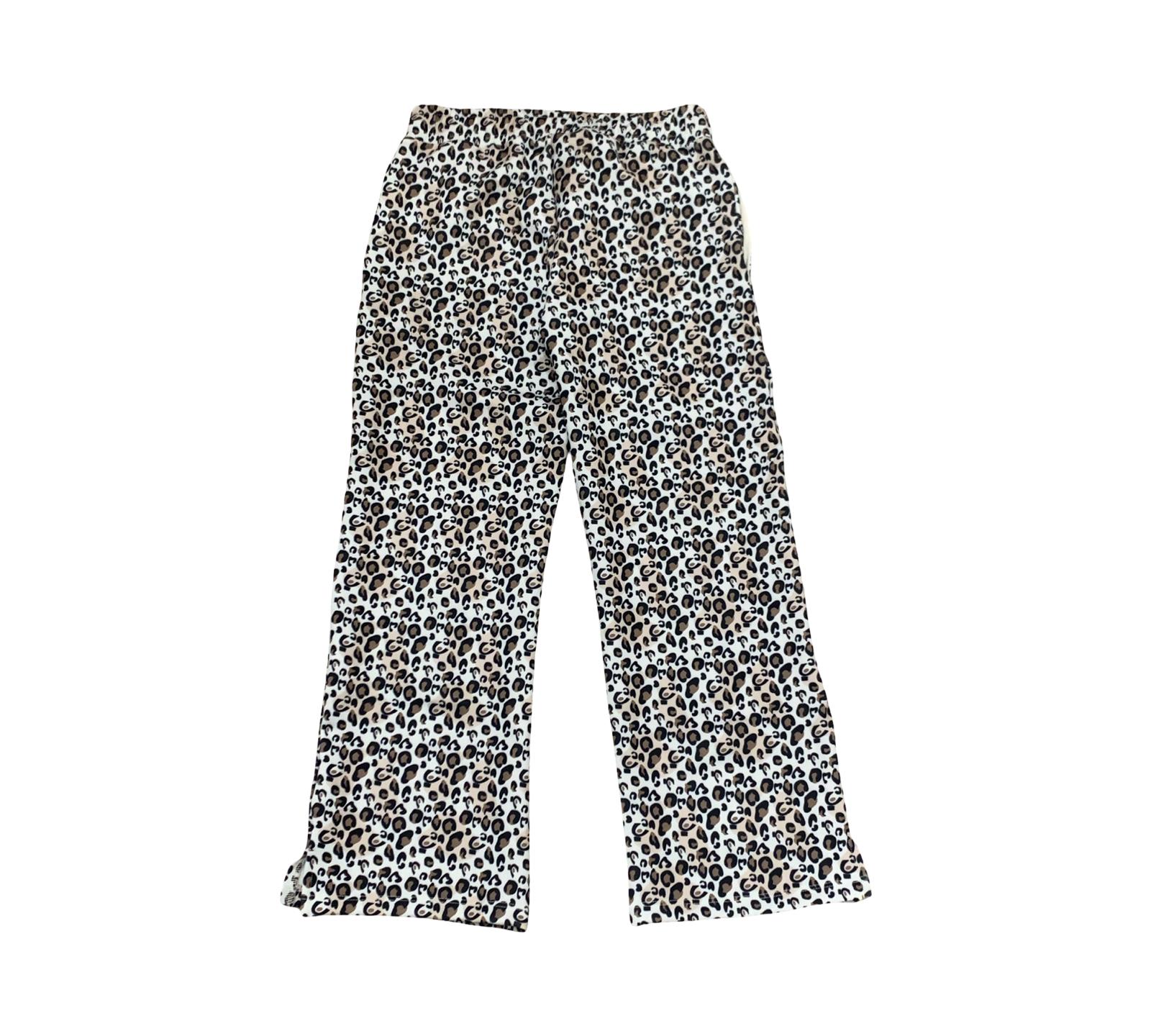 Pantaloni Maculati Larghi con Elastico e Tasche in tessuto morbido e traspirante