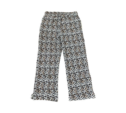 Pantaloni Maculati Larghi con Elastico e Tasche in tessuto morbido e traspirante