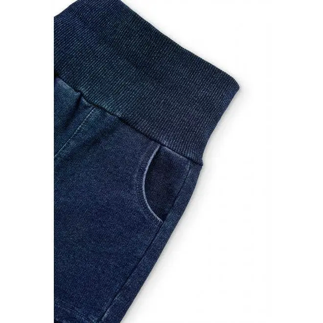Pantaloni morbidi corti effetto denim per neonati Boboli 196039 - OOPS by BabyBimbo 0-16