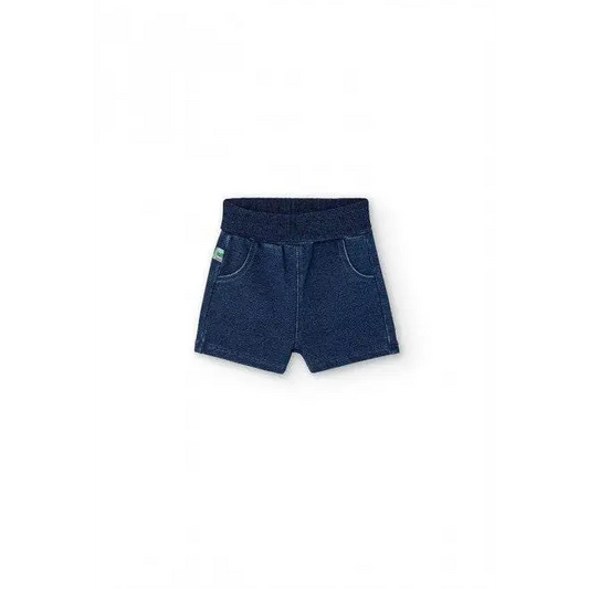 Pantaloni morbidi corti effetto denim per neonati Boboli 196039 - OOPS by BabyBimbo 0-16