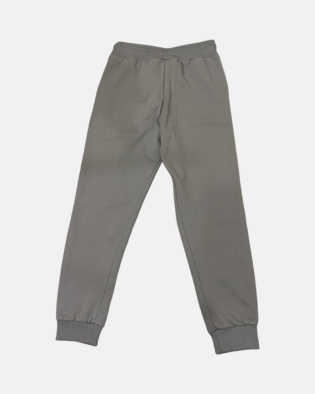 Pantaloni tuta da uomo Lab84 in grigio con bottone elastico e fondo aderente