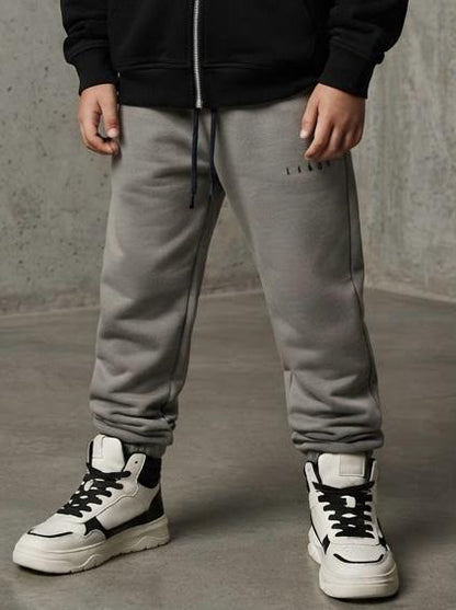 Pantaloni tuta da uomo Lab84 in grigio con tasche e design comodo