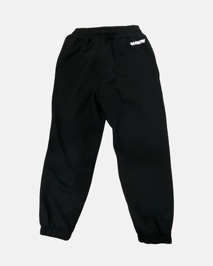 Pantaloni tuta da uomo BARROW neri con vita elasticizzata e polsini per comfort e stile