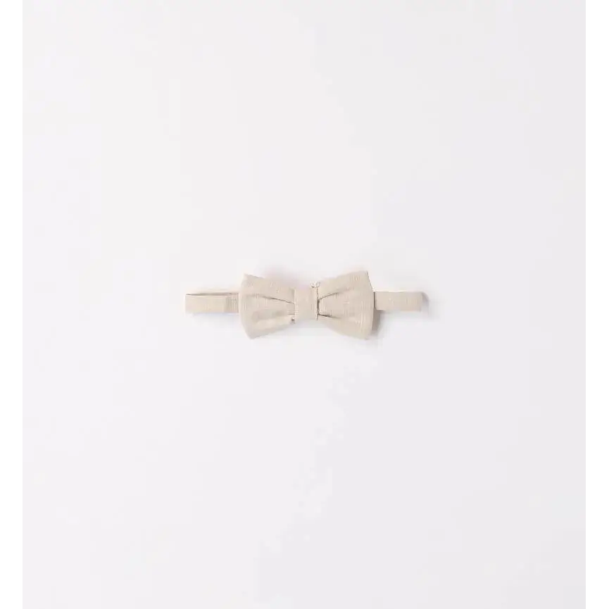 Papillon per bambino sarabanda beige elegante in tessuto con chiusura regolabile