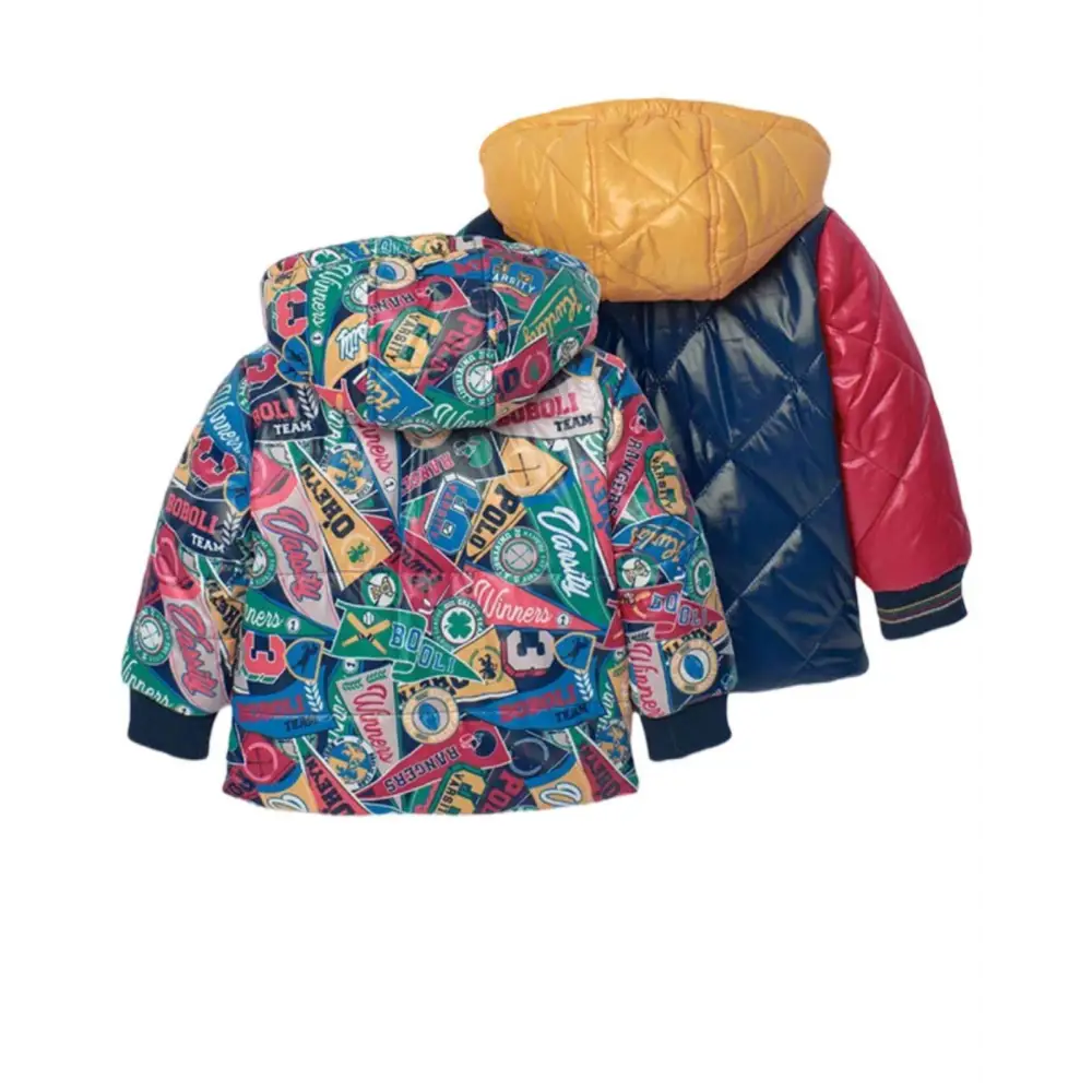 Parka reversibile stampata per Bambino da 12mesi a 8anni Boboli 309169 - OOPS by BabyBimbo 0-16