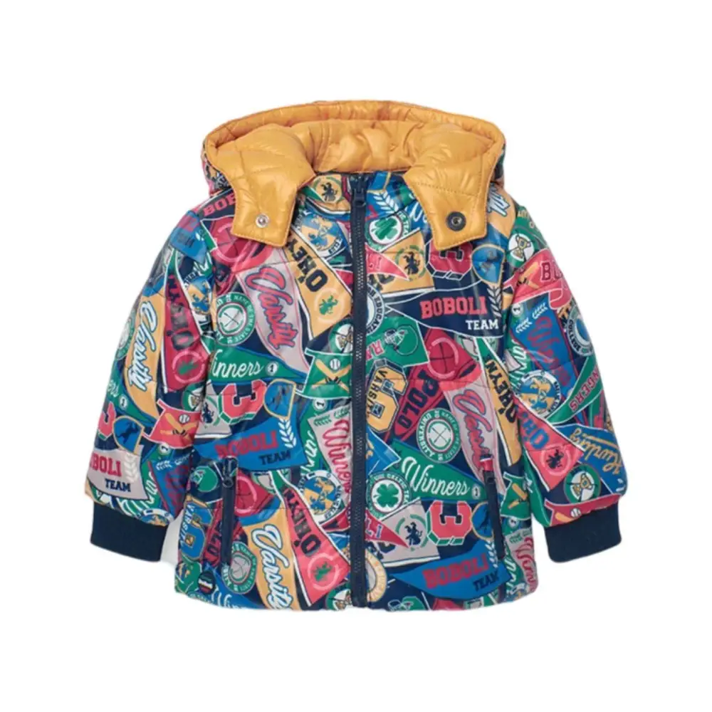Parka reversibile stampata per Bambino da 12mesi a 8anni Boboli 309169 - OOPS by BabyBimbo 0-16