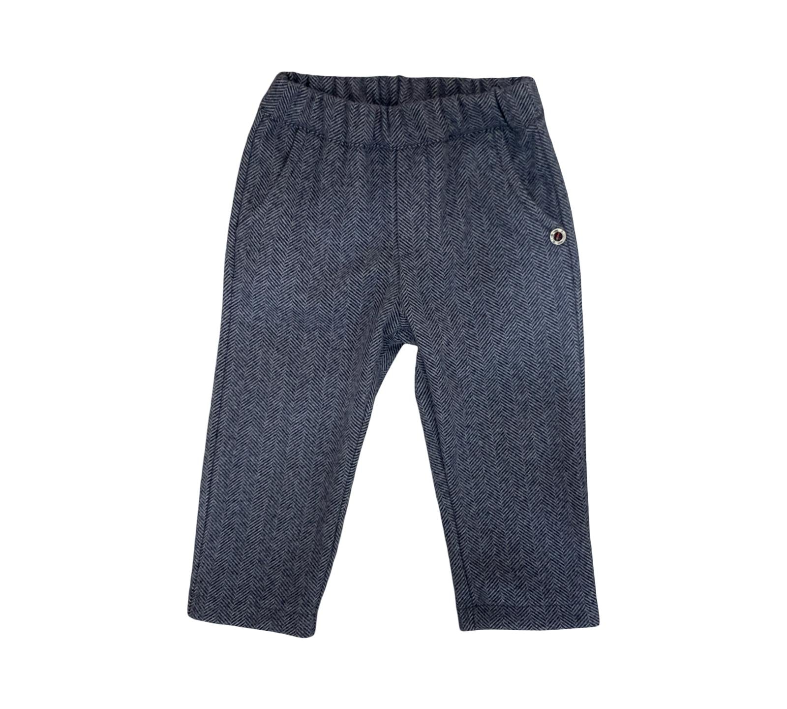 Pantaloni eleganti in tessuto per bambino design moderno, abbinabili al completo elegante bambino 3 pezzi