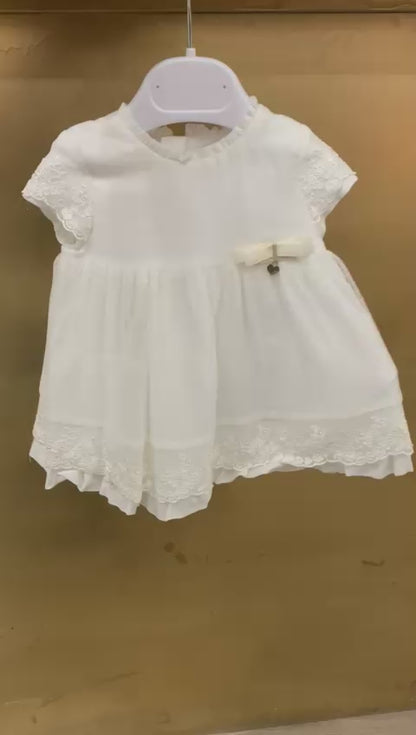 Mayoral Abitino Elegante Bambina Romantico Bianco