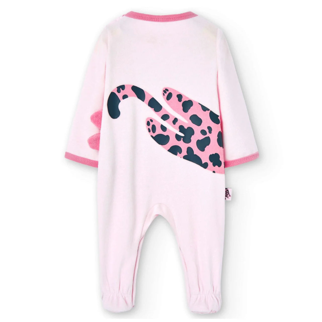 Tute neonato , Tutina ciniglia neonata rosa 3-9 mesi Boboli 107064 - BabyBimbo 0-16, abbigliamento bambini