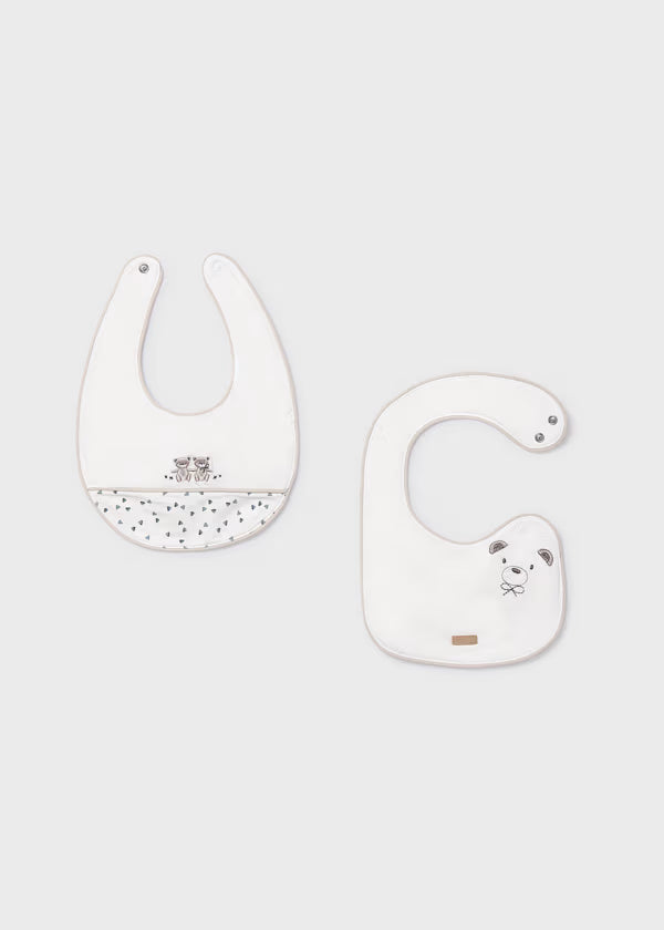 Set 2 Bavaglini Neonato Panno Beige Unisex - Mayoral - OOPS by BabyBimbo 0-16