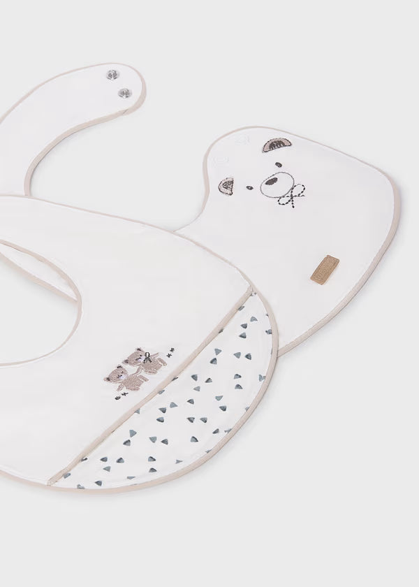 Set 2 Bavaglini Neonato Panno Beige Unisex - Mayoral - OOPS by BabyBimbo 0-16