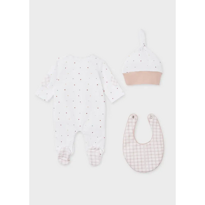 Set regalo 3 pezzi ECOFRIENDS bebè neonata Mayoral 9119 68 - OOPS by BabyBimbo 0-16