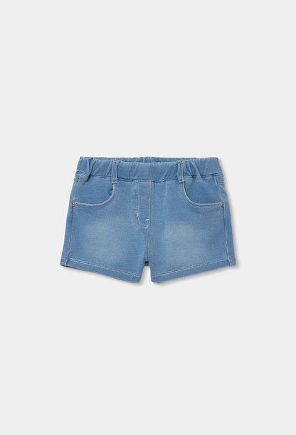 Pantaloncini Jeans Bambina in Denim Elasticizzato - BOBOLI - OOPS by BabyBimbo 0-16